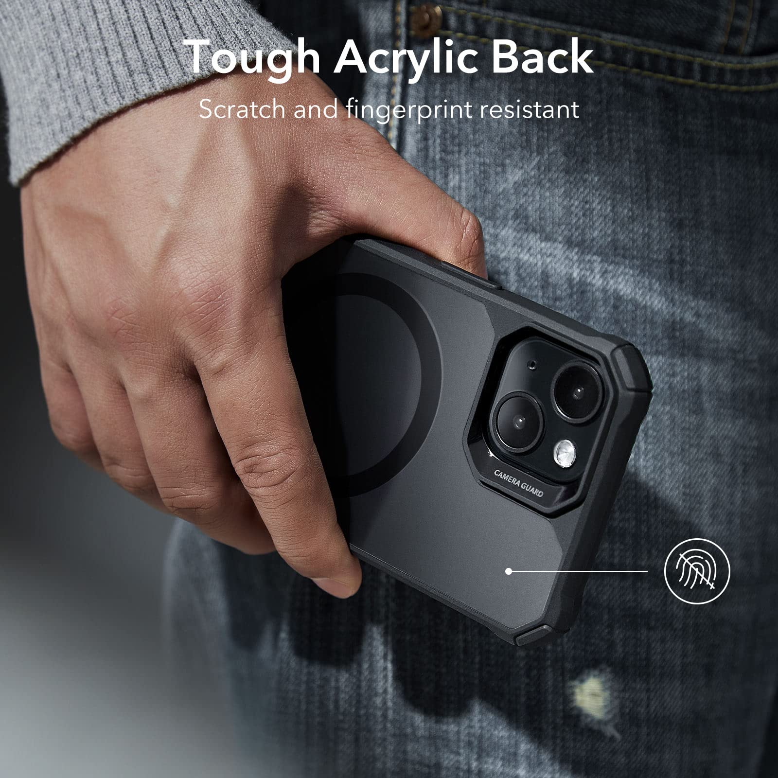 Foto 6 | Funda Magnética Esr Air Armor Para Iphone 14/13 Negra - Venta Internacional.