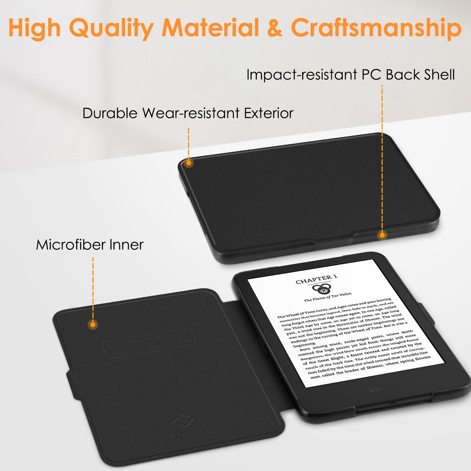 Foto 6 | Funda Fintie Slimshell Para 6 Kindle Totalmente Nuevos De 11.ª Generación 2024/202 - Venta Internacional.