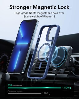 Foto 7 | Funda De Teléfono Esr Para Iphone 13 Pro Max Con Magsafe Clear Blue - Venta Internacional.