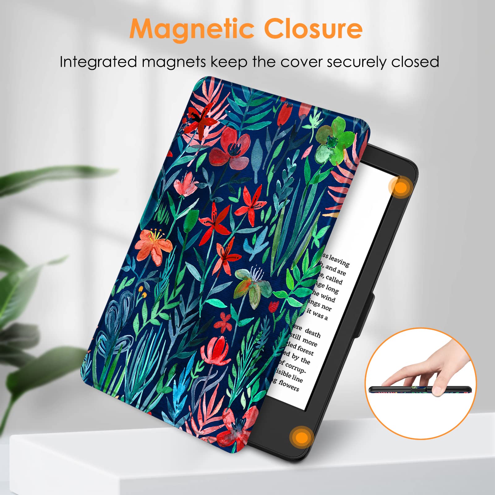 Foto 5 pulgar | Funda Fintie Slimshell Para Kindle 11.ª Generación 2024/2022 - Jungle - Venta Internacional.