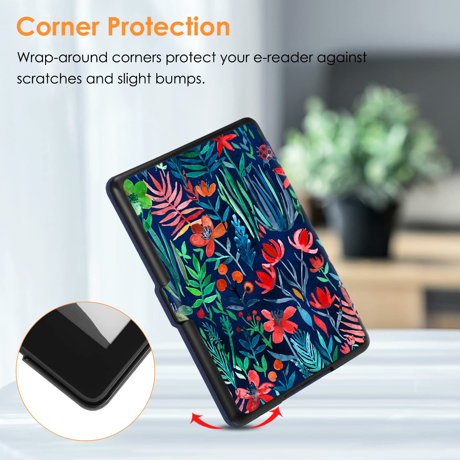 Foto 7 pulgar | Funda Fintie Slimshell Para Kindle 11.ª Generación 2024/2022 - Jungle - Venta Internacional.