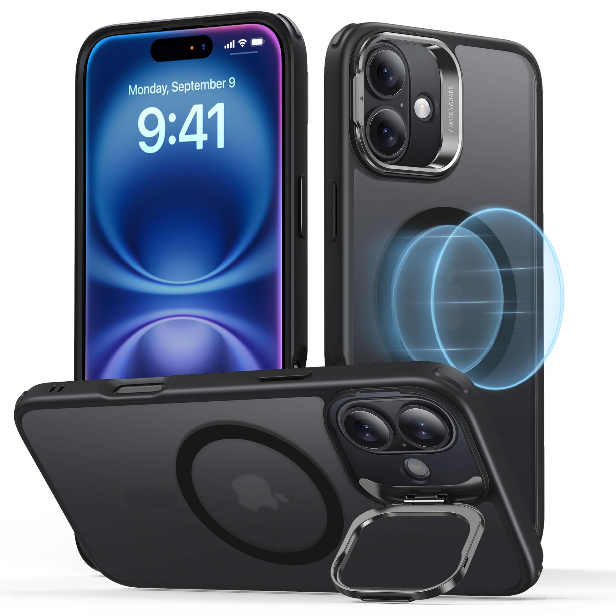 Foto 2 pulgar | Funda De Teléfono Esr Para Iphone 16 Plus Con Magsafe Frosted Black - Venta Internacional.