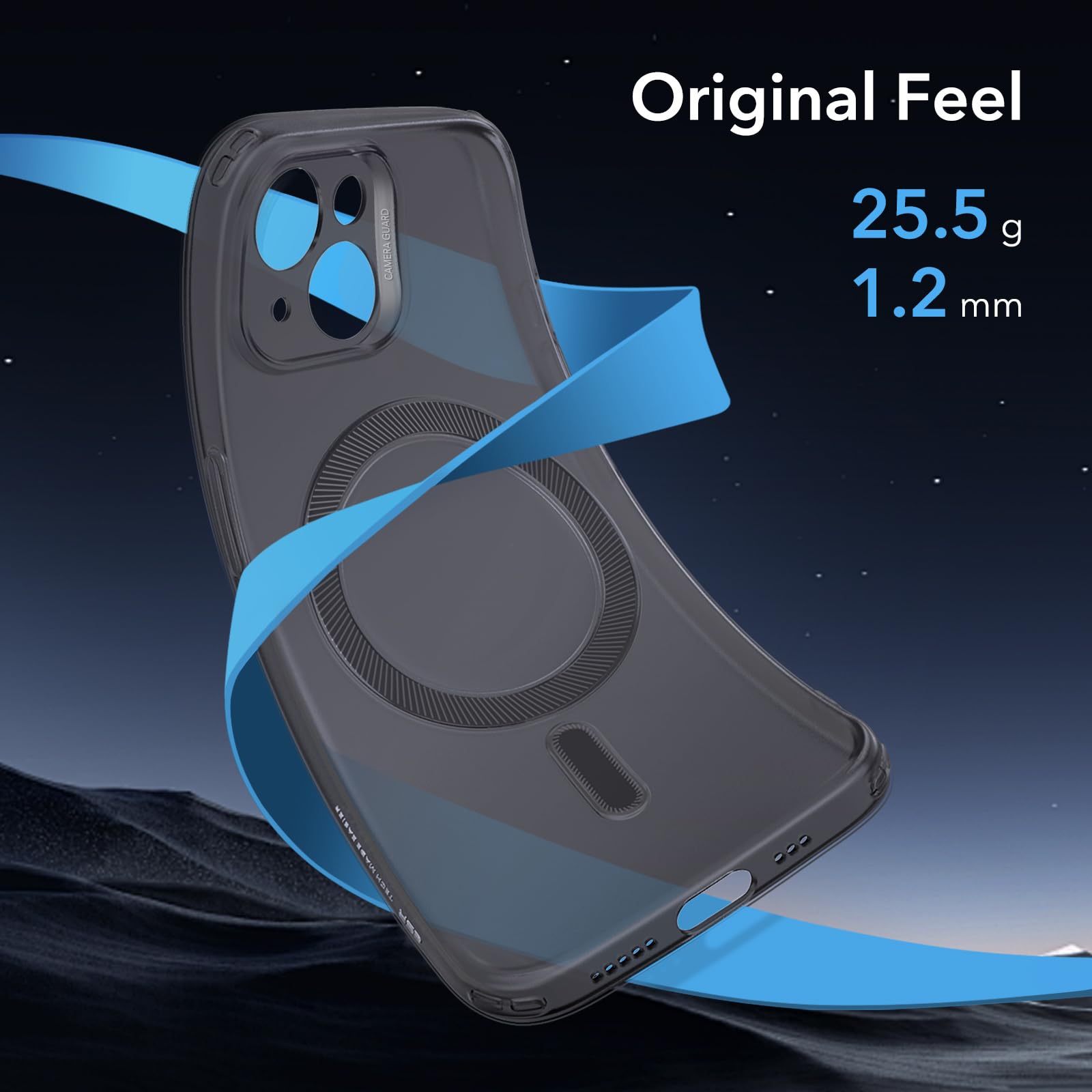 Foto 4 pulgar | Funda De Teléfono Esr Zero Series Para Iphone 15 Plus Con Magsafe Bla - Venta Internacional.