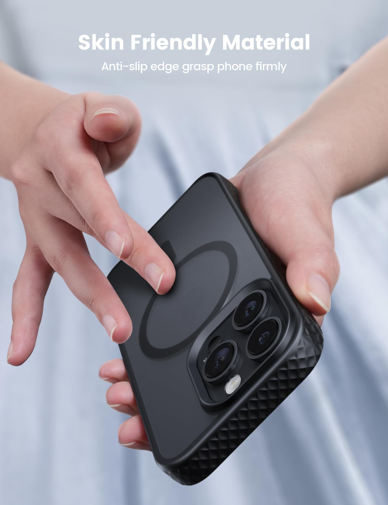 Foto 5 pulgar | Funda Magnética Lamicall Para Iphone 16 Pro Con Magsafe Antideslizante - Venta Internacional.