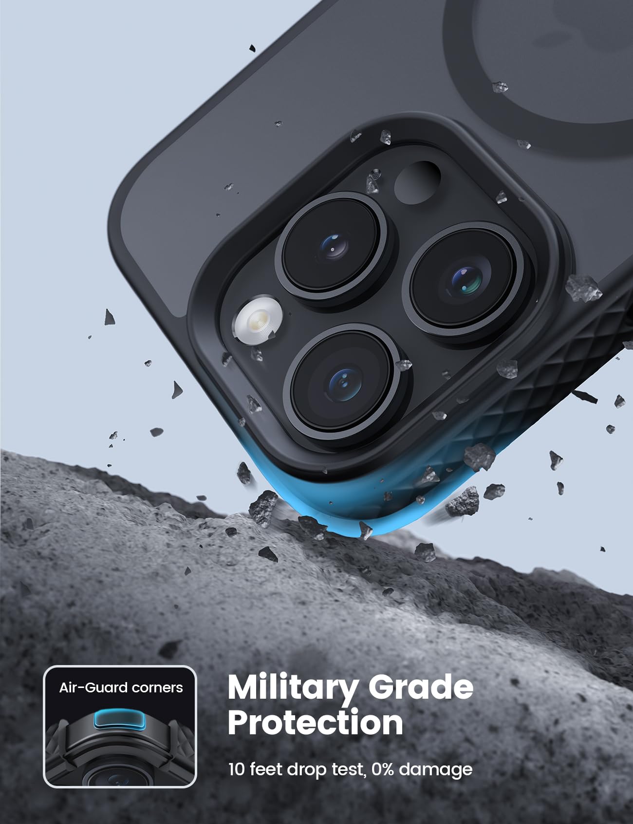 Foto 7 pulgar | Funda Magnética Lamicall Para Iphone 16 Pro Con Magsafe Antideslizante - Venta Internacional.