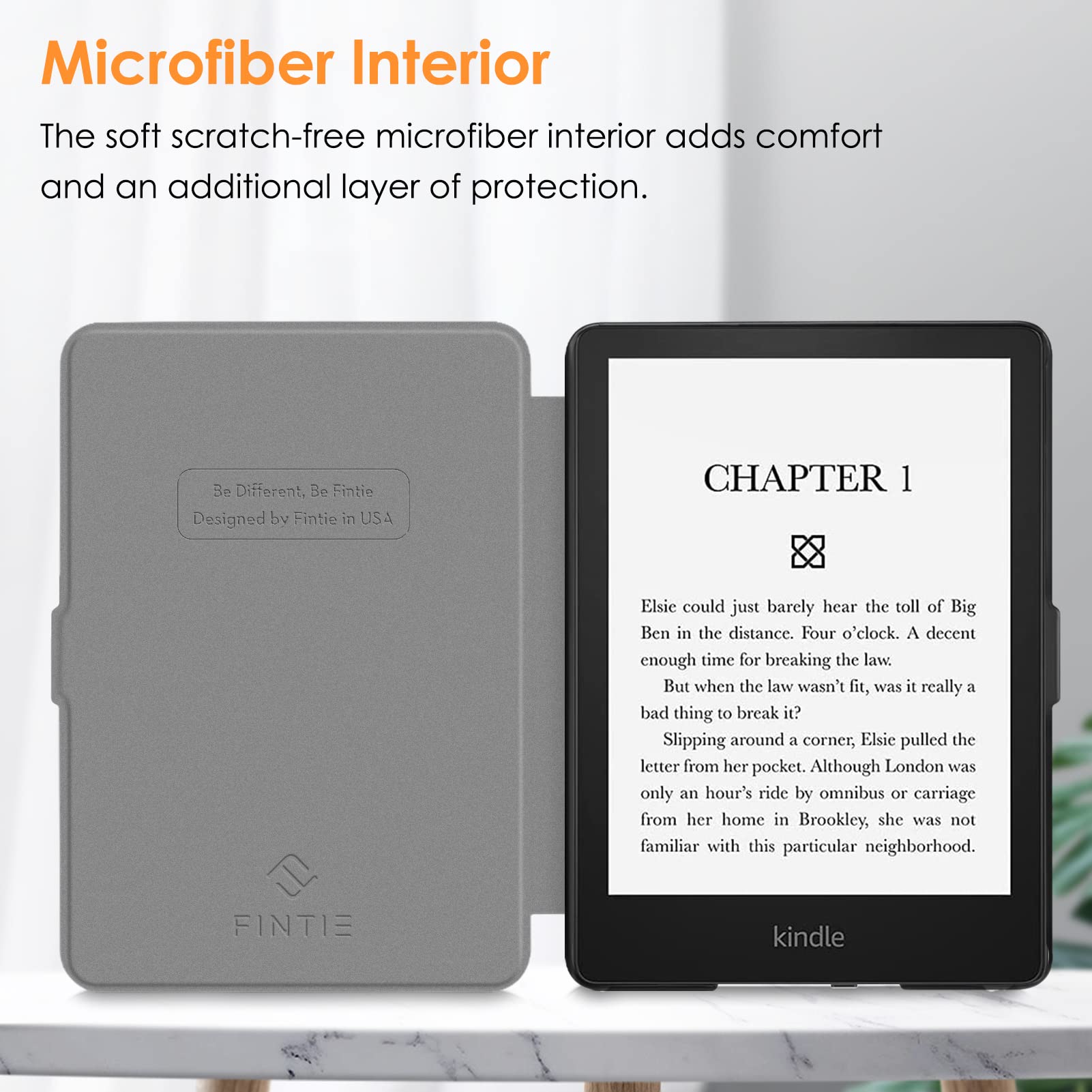 Foto 5 pulgar | Funda Fintie Slimshell Para Kindle Paperwhite 6.8'' 2021 - Venta Internacional.