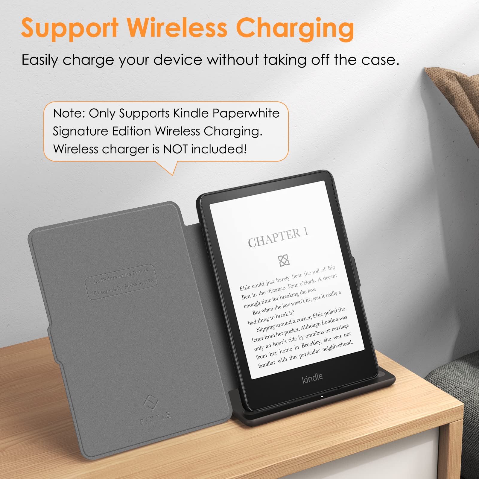 Foto 7 | Funda Fintie Slimshell Para Kindle Paperwhite 6.8'' 2021 - Venta Internacional.