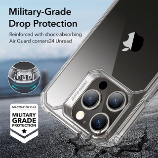 Foto 3 | Funda De Teléfono Esr Air Armor Series Para Iphone 15 Pro - Transparente - Venta Internacional.
