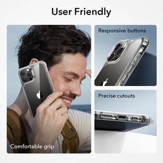 Foto 7 | Funda De Teléfono Esr Air Armor Series Para Iphone 15 Pro - Transparente - Venta Internacional.