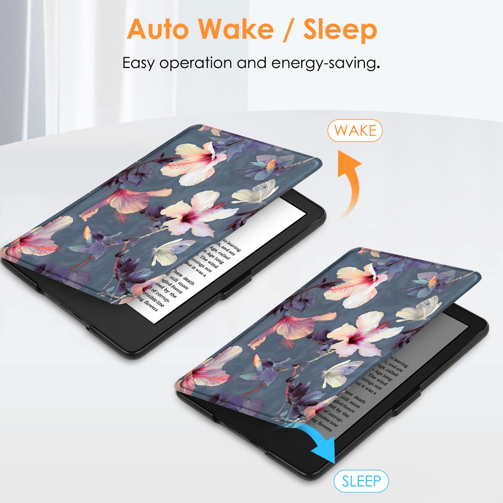 Foto 4 pulgar | Funda Fintie Slimshell Para Kindle 11.ª Generación 2024/2022 - Cuero - Venta Internacional.