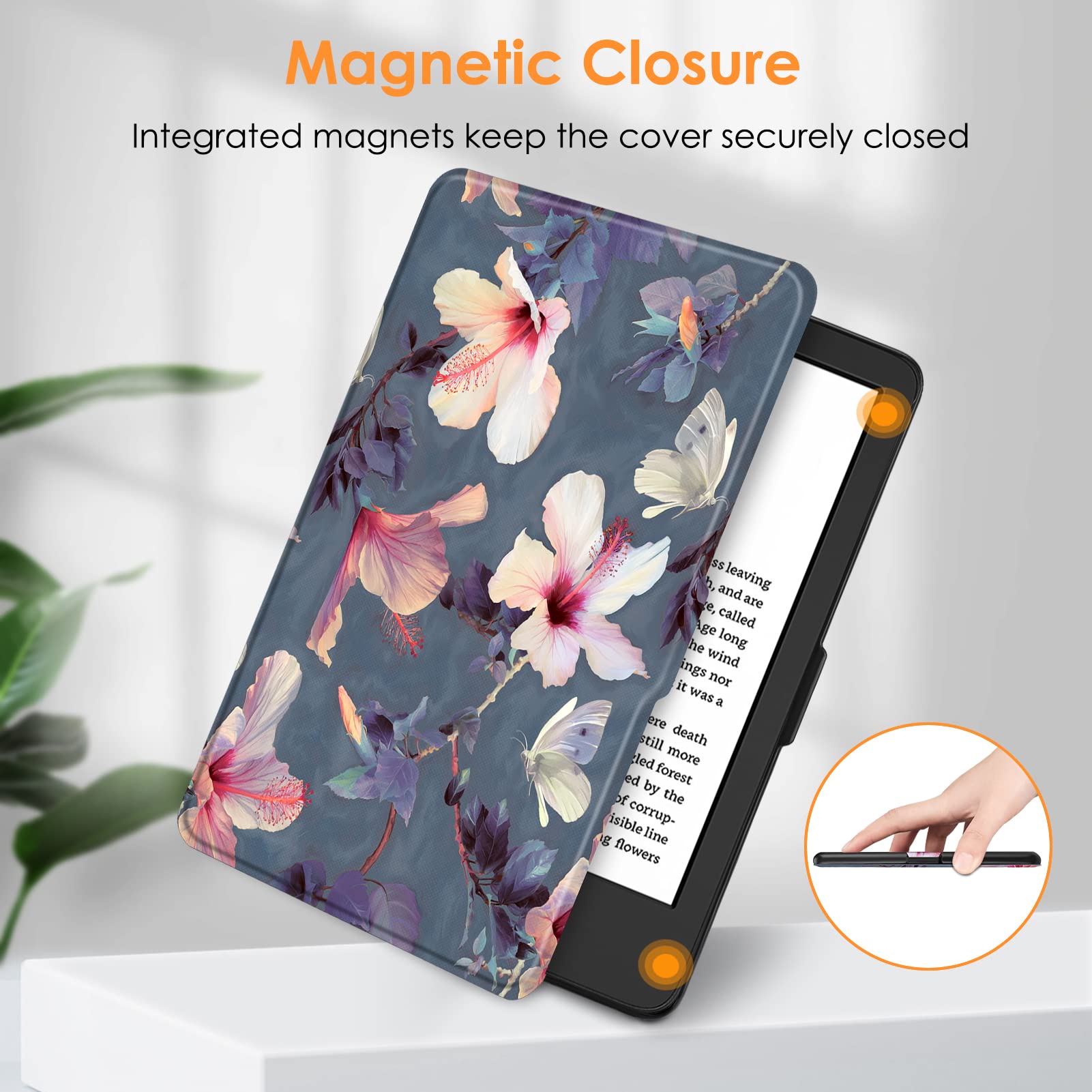 Foto 5 pulgar | Funda Fintie Slimshell Para Kindle 11.ª Generación 2024/2022 - Cuero - Venta Internacional.