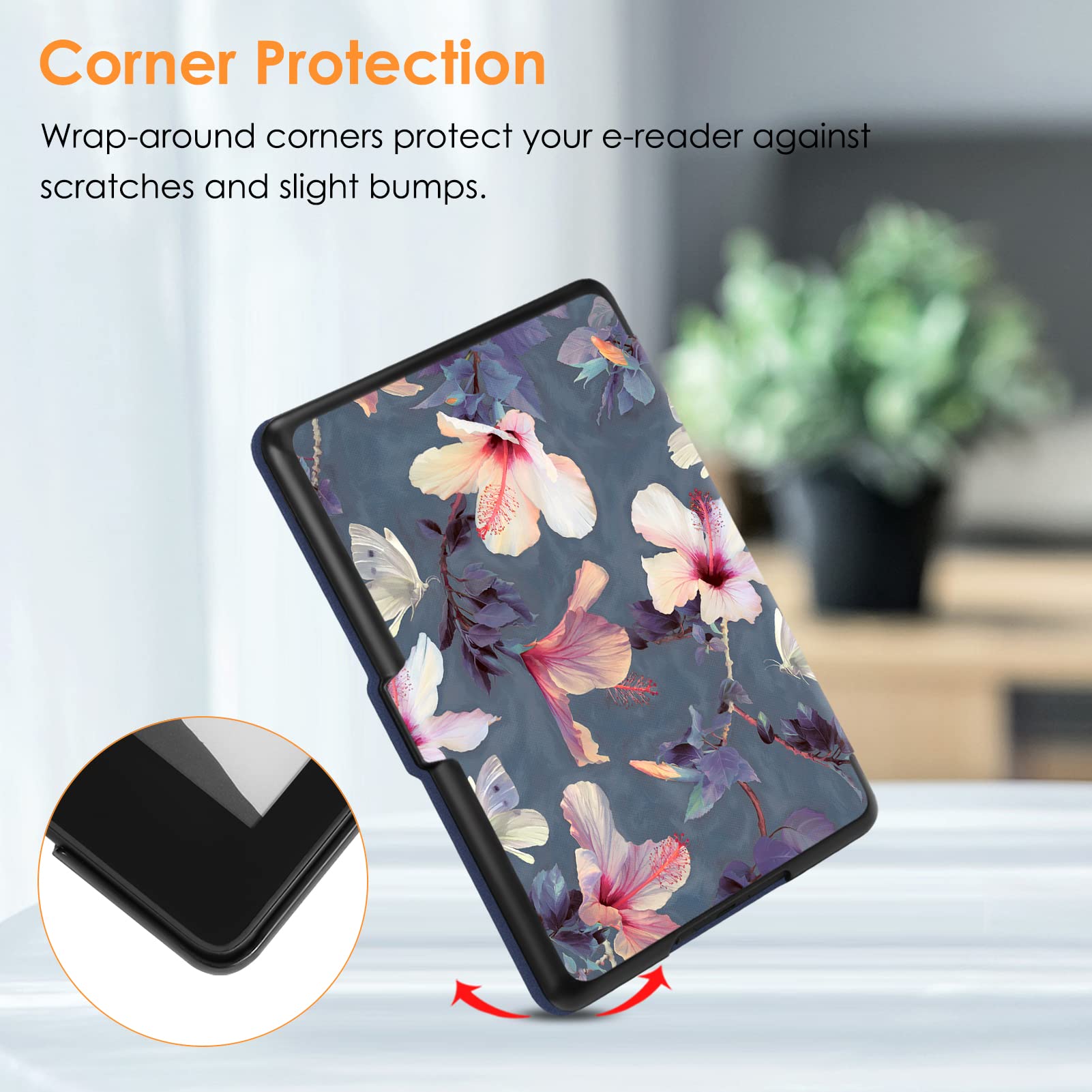 Foto 7 pulgar | Funda Fintie Slimshell Para Kindle 11.ª Generación 2024/2022 - Cuero - Venta Internacional.