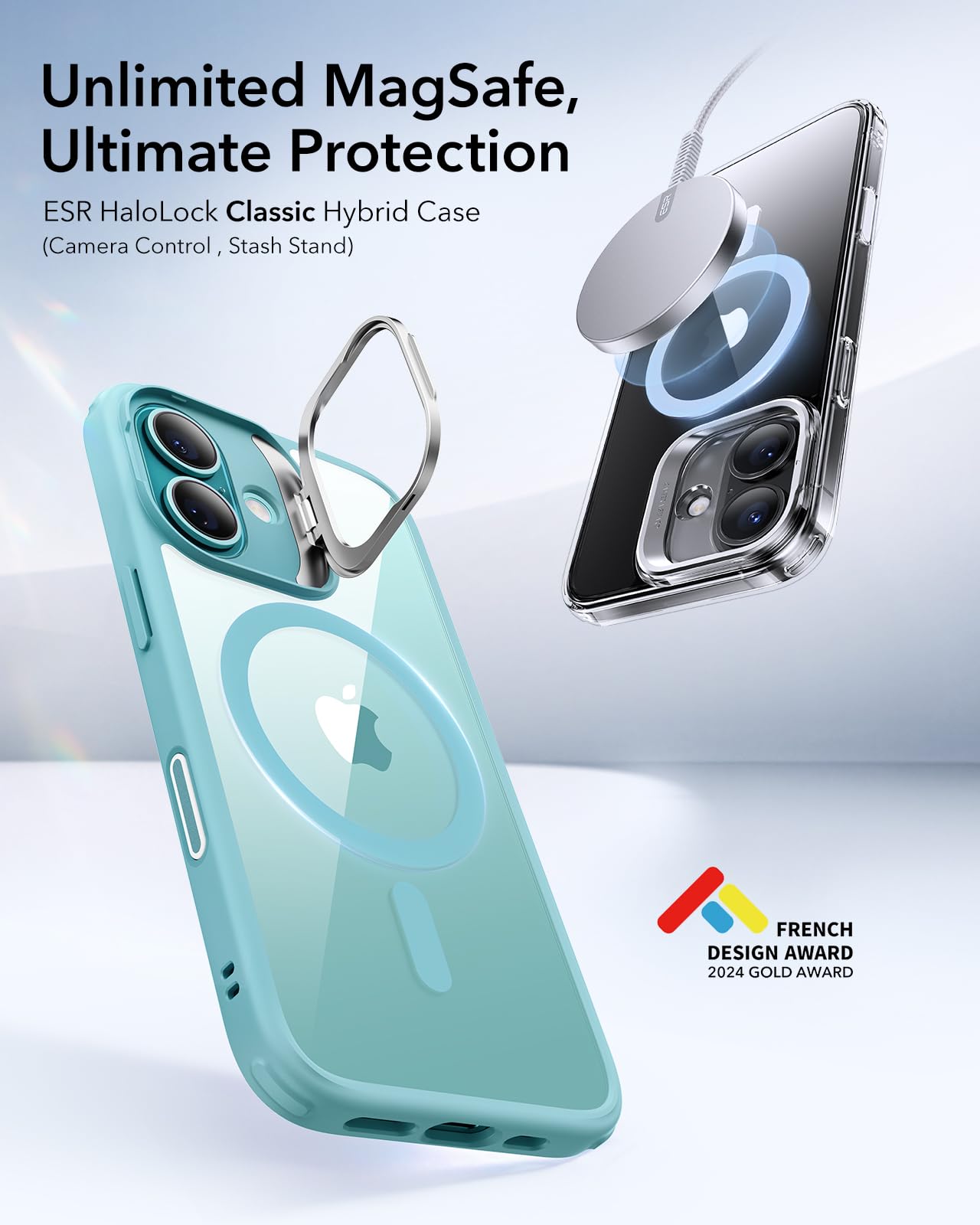 Foto 4 pulgar | Funda De Teléfono Esr Para Iphone 16 Plus Con Control De Cámara Magsafe - Venta Internacional.