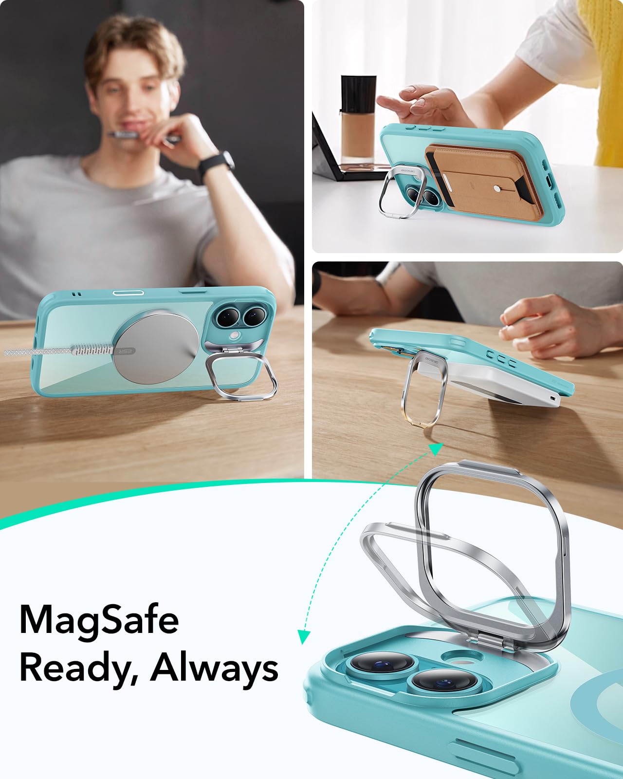 Foto 8 pulgar | Funda De Teléfono Esr Para Iphone 16 Plus Con Control De Cámara Magsafe - Venta Internacional.