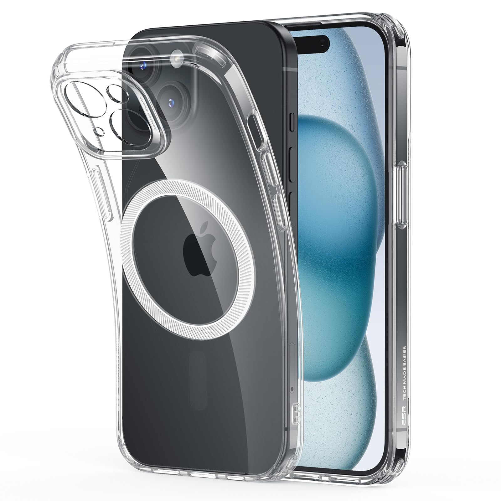 Foto 1 | Funda De Teléfono Esr Zero Series Para Iphone 15 Plus, Transparente - Venta Internacional.