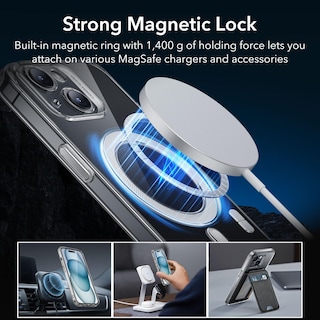 Foto 4 | Funda De Teléfono Esr Zero Series Para Iphone 15 Plus, Transparente - Venta Internacional.