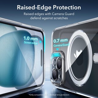 Foto 6 | Funda De Teléfono Esr Zero Series Para Iphone 15 Plus, Transparente - Venta Internacional.