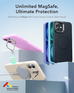 Foto 2 | Funda De Teléfono Esr Para Iphone 16 Con Botón De Control De Cámara, Color Ultramar - Venta Internacional.