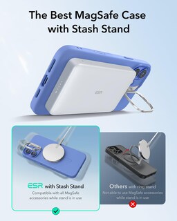 Foto 3 | Funda De Teléfono Esr Para Iphone 16 Con Botón De Control De Cámara, Color Ultramar - Venta Internacional.