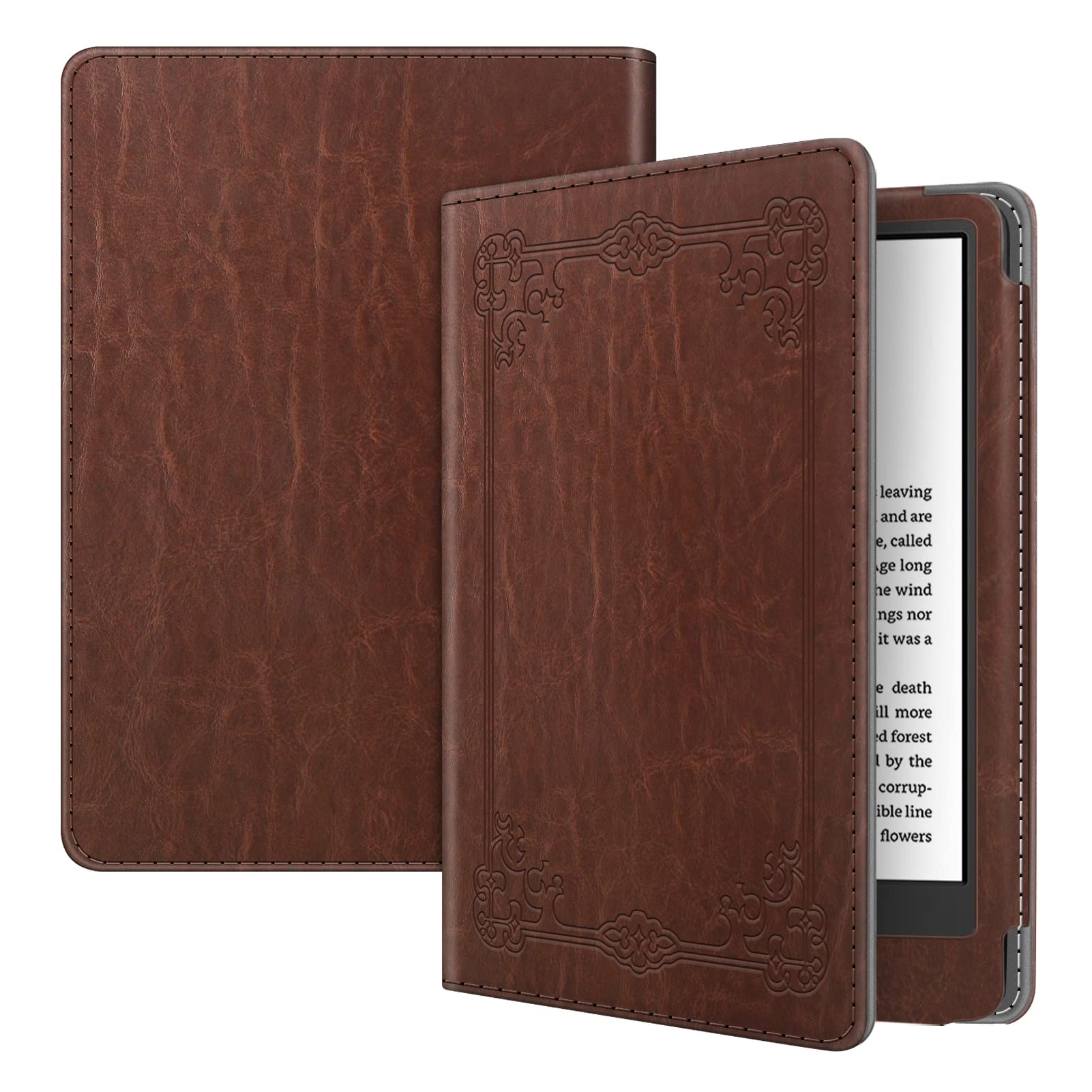 Funda Fintie Para Kindle 11.ª Generación 2024/2022, Totalmente Nuevo, Color Marrón Vintage - Venta Internacional.