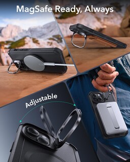 Foto 5 | Funda De Teléfono Esr Cyber Series Con Soporte Para Iphone 14/13 Negra - Venta Internacional.