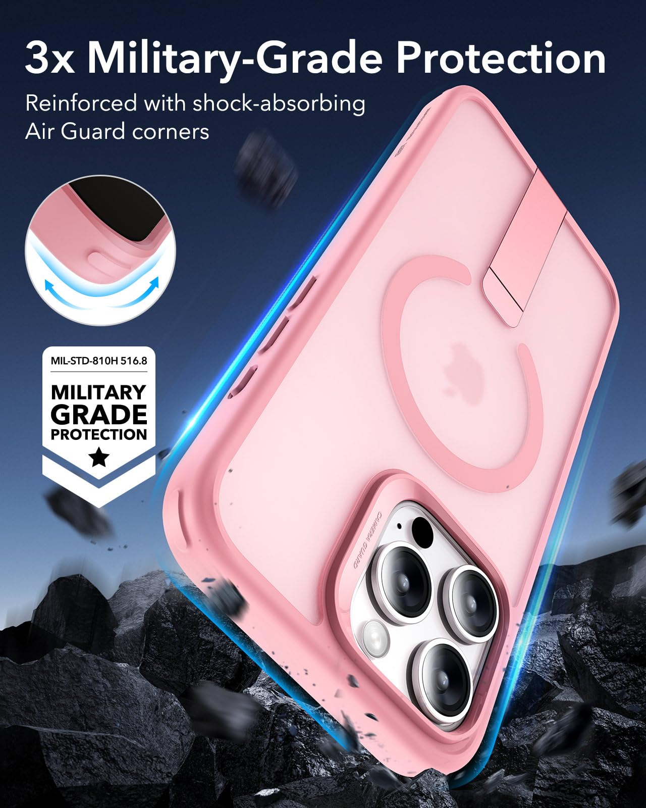 Foto 4 | Funda Esr Boost Series Con Soporte Para Iphone 16 Pro Max - Venta Internacional.