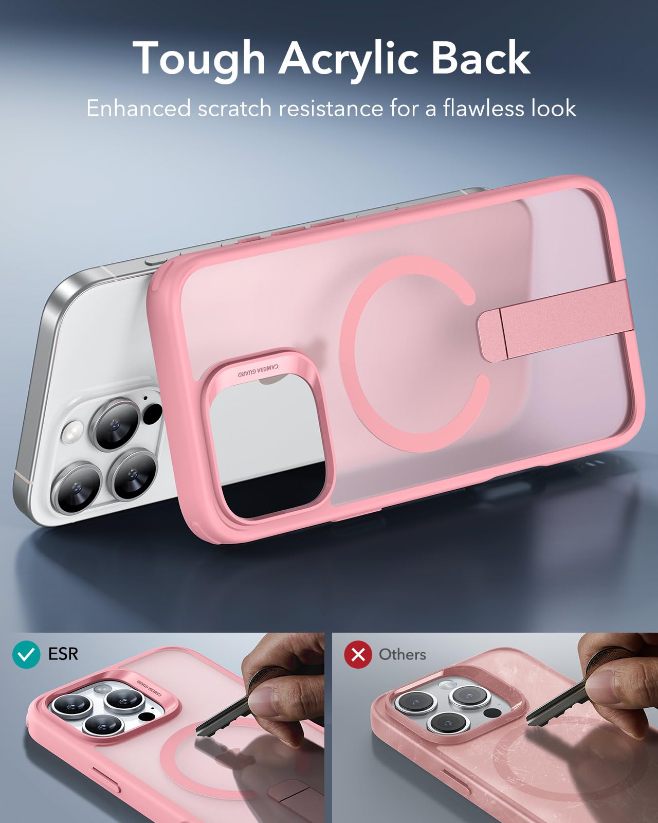 Foto 8 pulgar | Funda Esr Boost Series Con Soporte Para Iphone 16 Pro Max - Venta Internacional.