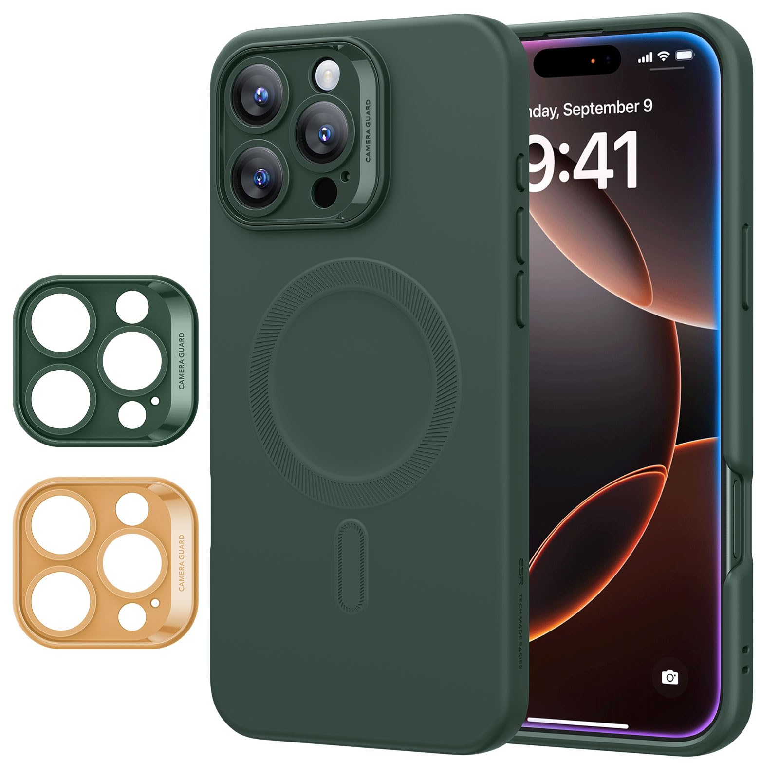 Foto 1 | Funda De Teléfono Esr Para Iphone 16 Pro Max Con Magsafe Green - Venta Internacional.