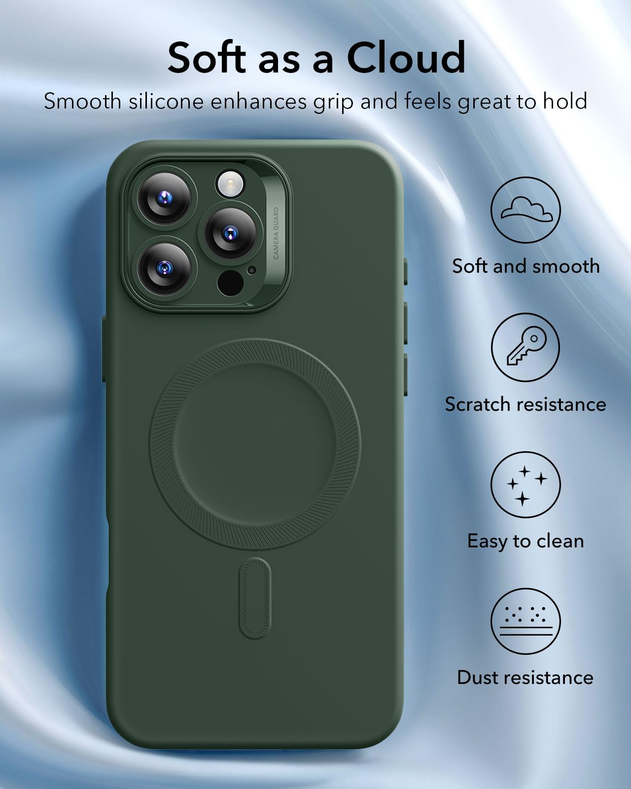 Foto 5 | Funda De Teléfono Esr Para Iphone 16 Pro Max Con Magsafe Green - Venta Internacional.