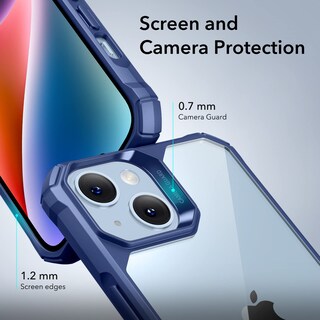 Foto 4 | Funda Esr Para Iphone 14/iphone 13 De Grado Militar, Azul Transparente - Venta Internacional.