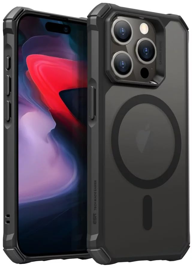 Foto 4 | Funda Esr Para Iphone 15 Pro Con 2 Protectores De Pantalla, Color Negro - Venta Internacional.