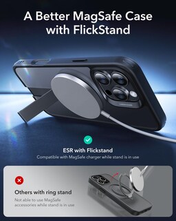 Foto 3 | Funda De Teléfono Esr Para Iphone 16 Pro Max Con Soporte Magsafe Clear - Venta Internacional.