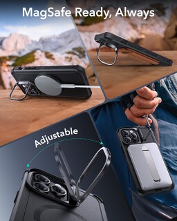 Foto 5 | Funda De Teléfono Esr Cyber Series Con Soporte Para Iphone 13 Pro Max, Color Negro - Venta Internacional.