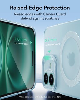 Foto 7 | Funda De Teléfono Esr Para Iphone 16, Compatible Con Magsafe, Frosted Bl - Venta Internacional.