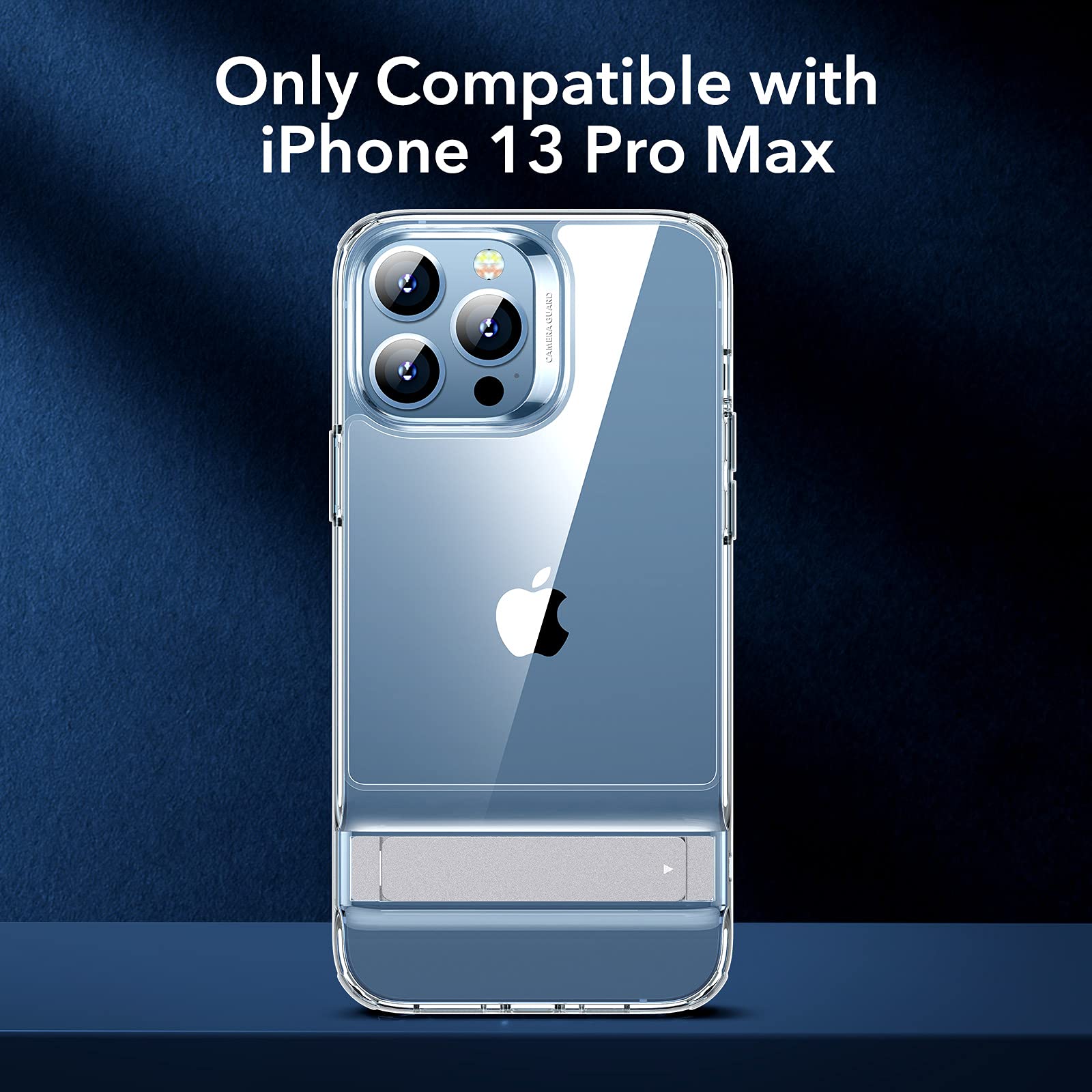 Foto 3 pulgar | Funda De Teléfono Esr Metal Kickstand Para Iphone 13 Pro Max Clear - Venta Internacional.