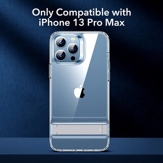 Foto 2 | Funda De Teléfono Esr Metal Kickstand Para Iphone 13 Pro Max Clear - Venta Internacional.