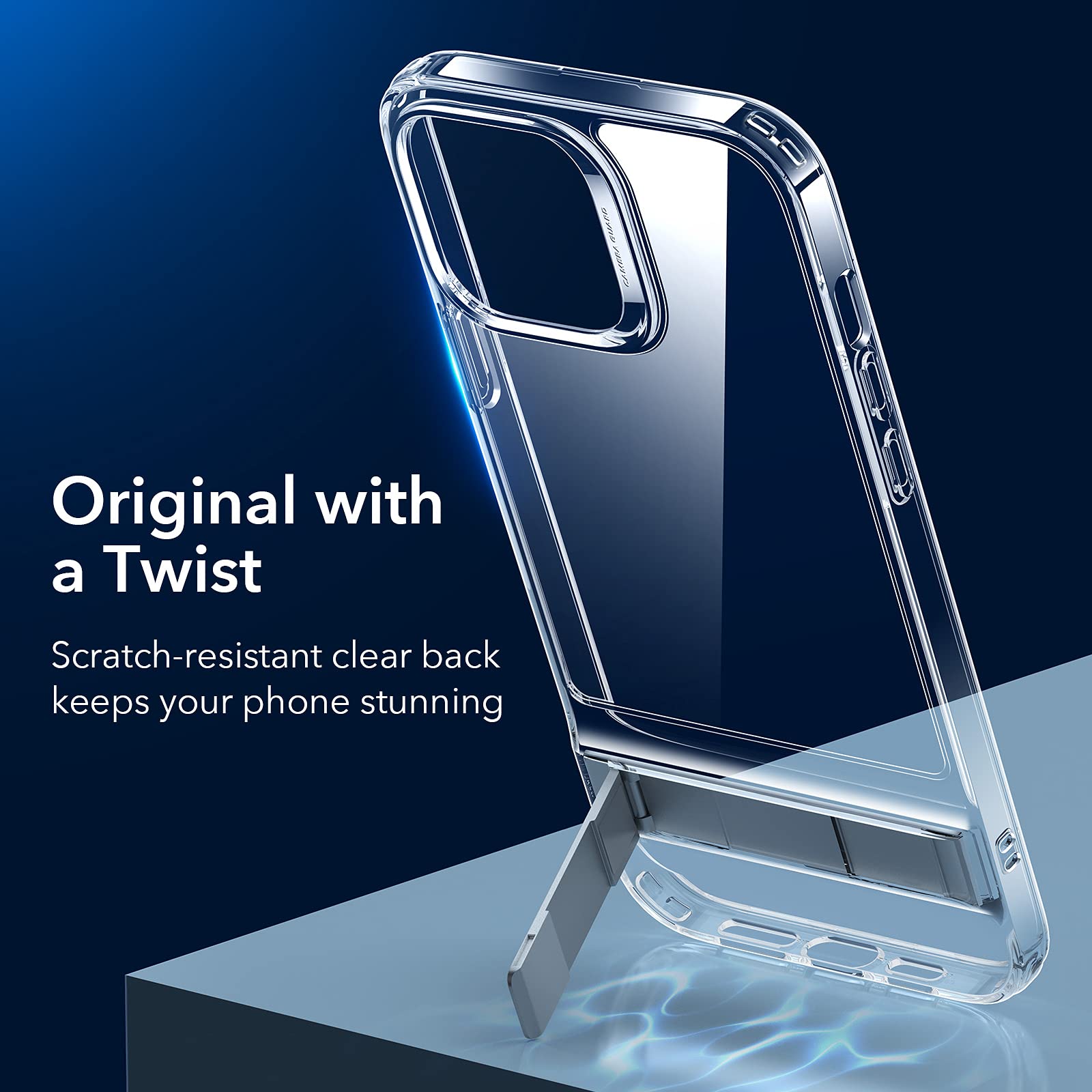 Foto 6 pulgar | Funda De Teléfono Esr Metal Kickstand Para Iphone 13 Pro Max Clear - Venta Internacional.