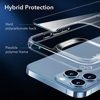 Foto 6 | Funda De Teléfono Esr Metal Kickstand Para Iphone 13 Pro Max Clear - Venta Internacional.