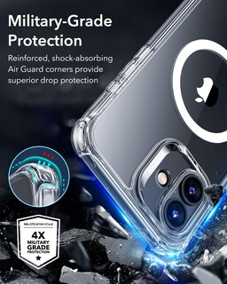 Foto 4 | Funda De Teléfono Esr Para Iphone 16 Con Magsafe, Transparente De Cuerpo Completo - Venta Internacional.