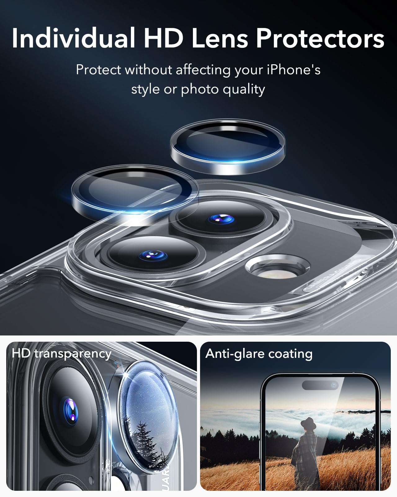 Foto 7 | Funda De Teléfono Esr Para Iphone 16 Con Magsafe, Transparente De Cuerpo Completo - Venta Internacional.