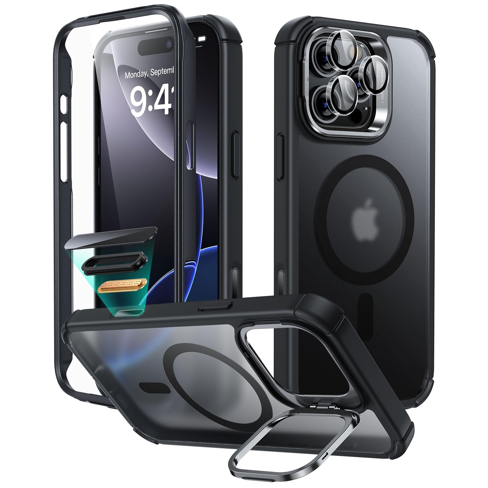 Foto 1 | Funda Esr Para Iphone 16 Pro Max Con Soporte Y Botón De Control De Cámara - Venta Internacional.