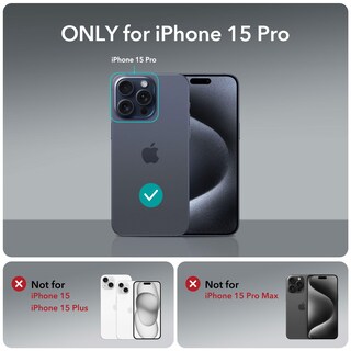 Foto 2 | Funda De Teléfono Esr Clear Para Iphone 15 Pro A Prueba De Golpes, Amarillenta- - Venta Internacional.
