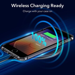 Foto 7 | Funda De Teléfono Esr Air Armor Clear Black Para Iphone Se (2022) - Venta Internacional.