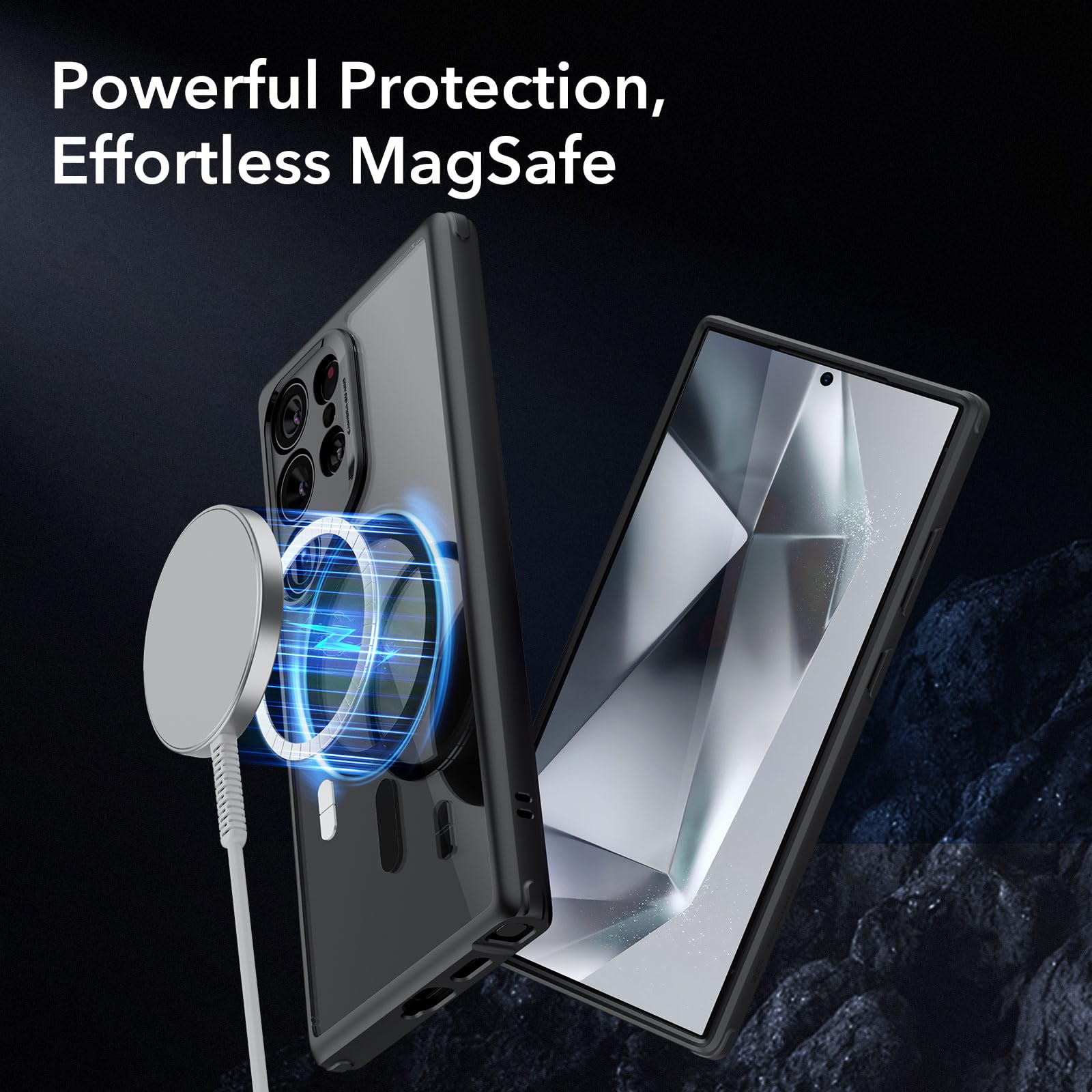 Foto 2 | Funda Esr Para Samsung Galaxy S24 Ultra Con Magsafe Clear Black - Venta Internacional.