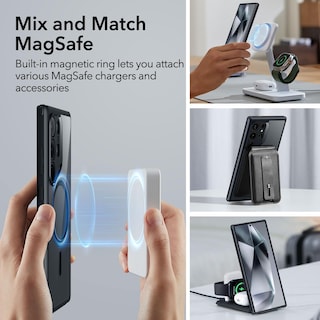 Foto 4 | Funda Esr Para Samsung Galaxy S24 Ultra Con Magsafe Clear Black - Venta Internacional.