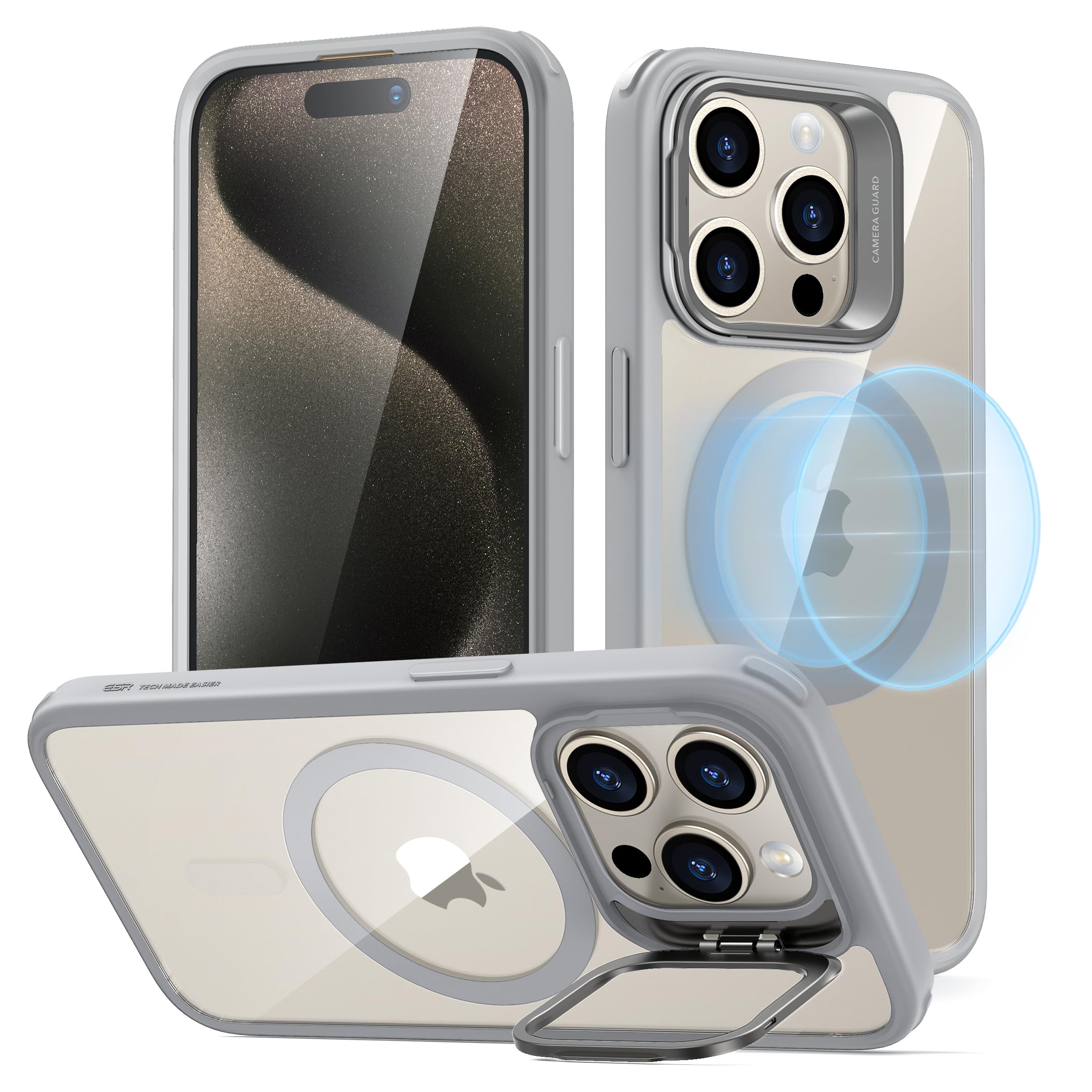 Foto 2 pulgar | Funda De Teléfono Esr Para Iphone 15 Pro Con Magsafe De Grado Militar - Venta Internacional.