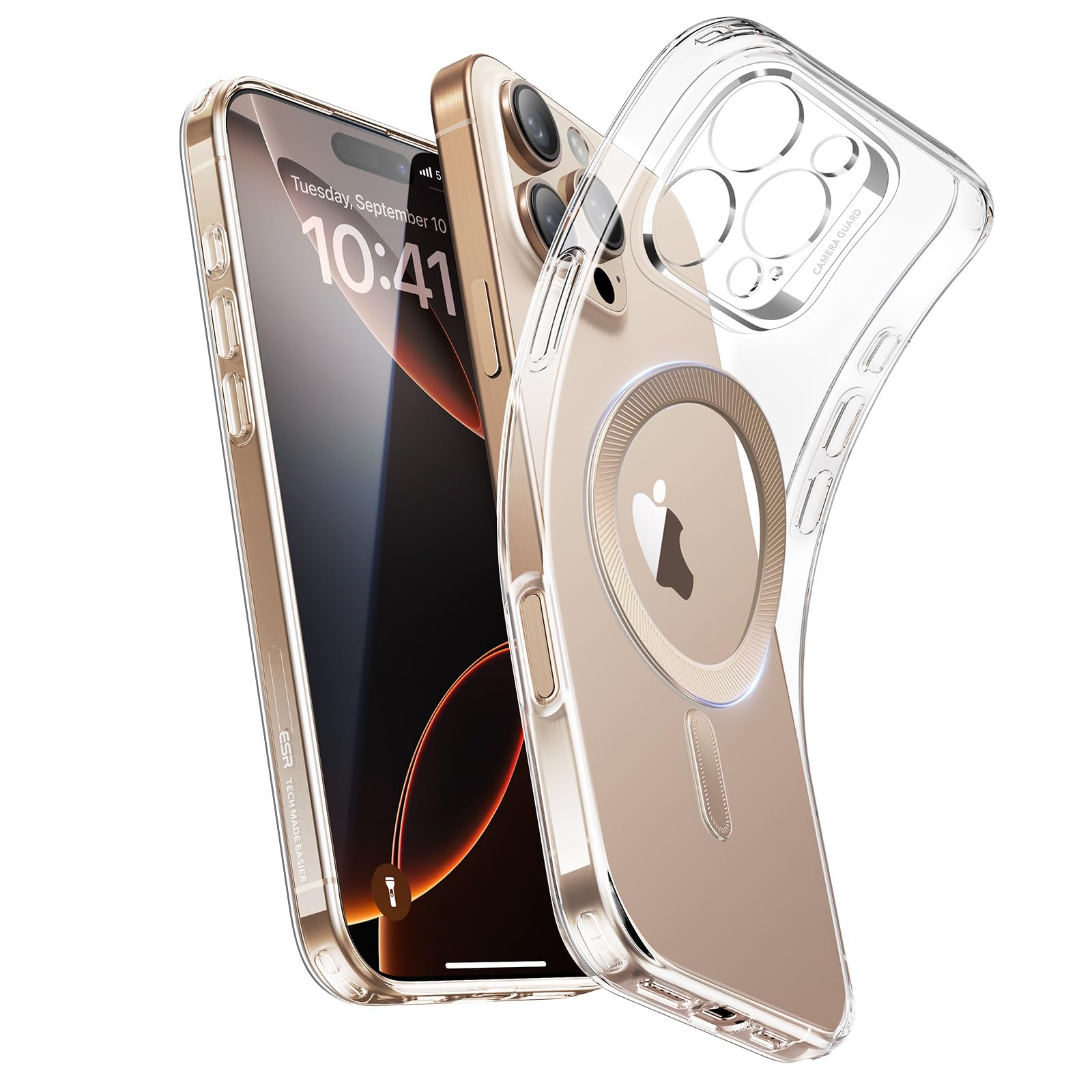 Foto 2 pulgar | Funda De Teléfono Esr Para Iphone 16 Pro Max Con Magsafe Desert Titanium - Venta Internacional.