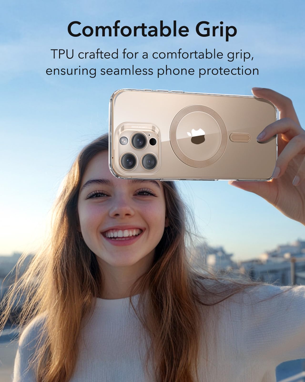 Foto 5 pulgar | Funda De Teléfono Esr Para Iphone 16 Pro Max Con Magsafe Desert Titanium - Venta Internacional.