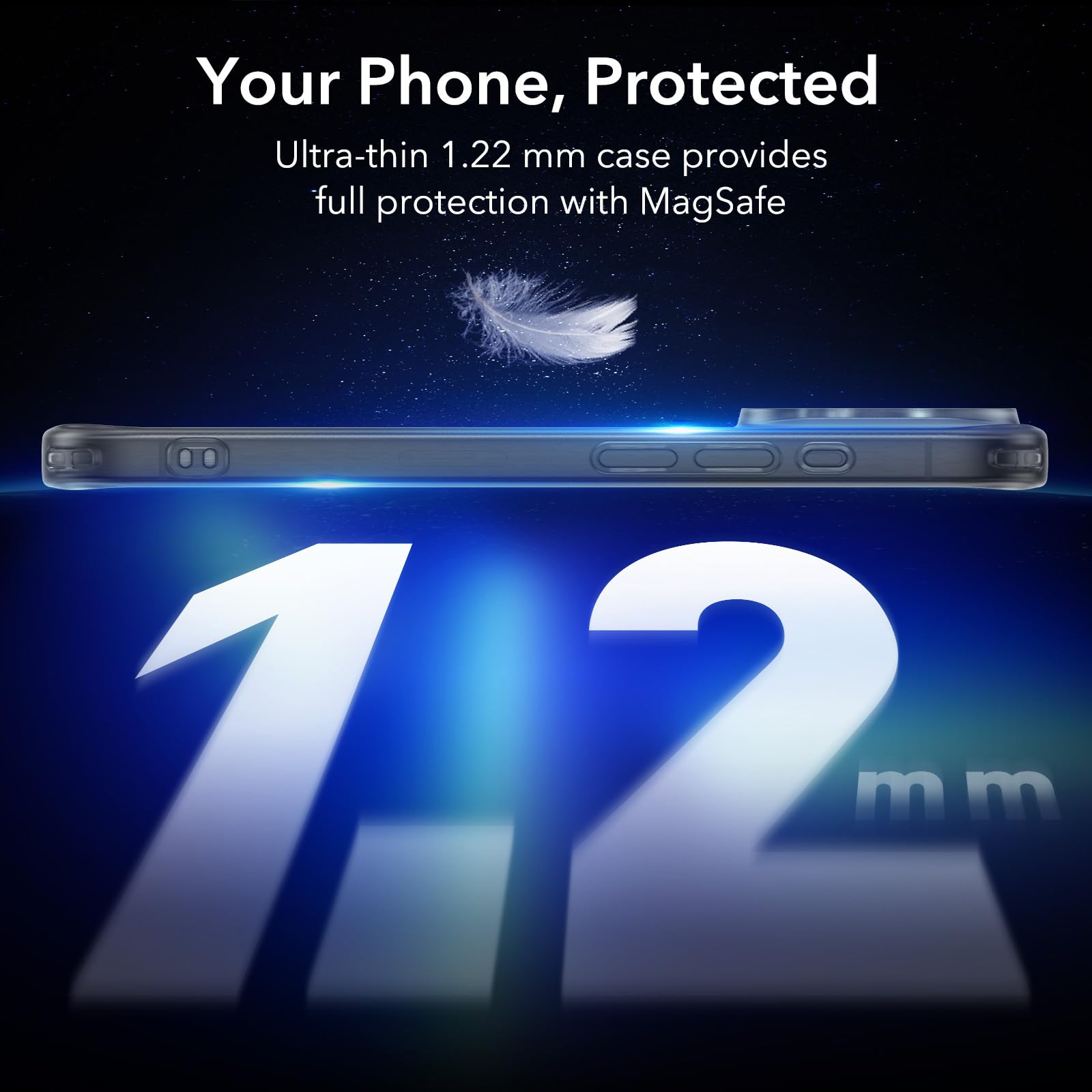 Foto 3 pulgar | Funda De Teléfono Esr Para Iphone 15 Pro Max Con Magsafe Frosted Black - Venta Internacional.