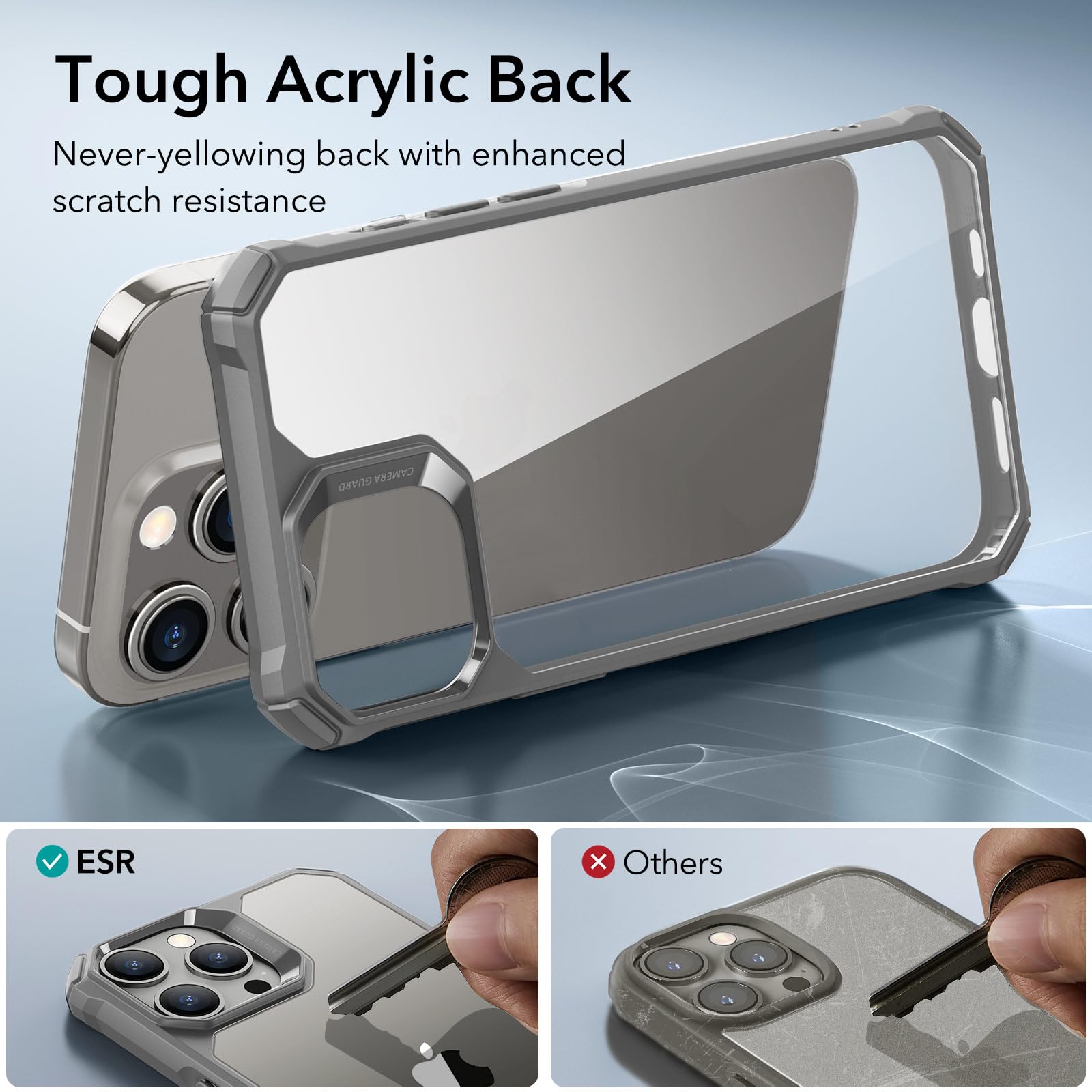 Foto 6 pulgar | Funda De Teléfono Esr Air Armor Series Para Iphone 15 Pro Max - Venta Internacional.